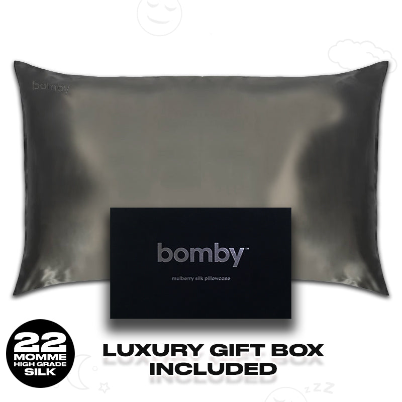 GRAPHITE GREY - Pure Bomby Silk Pillowcase