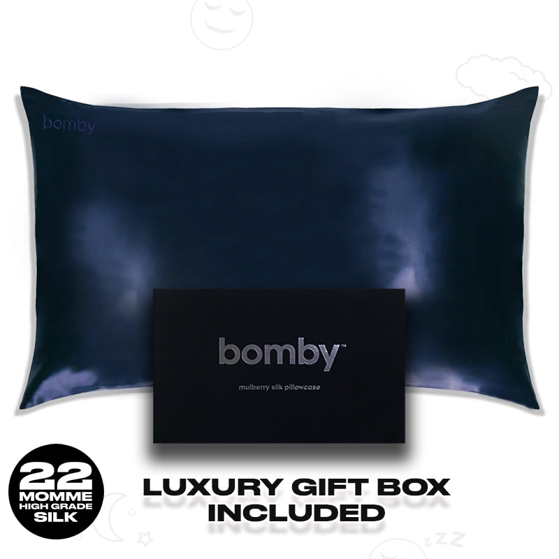 MIDNIGHT BLUE - Pure Bomby Silk Pillowcase