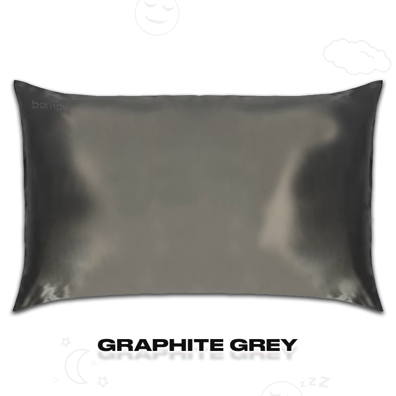 GRAPHITE GREY - Pure Bomby Silk Pillowcase