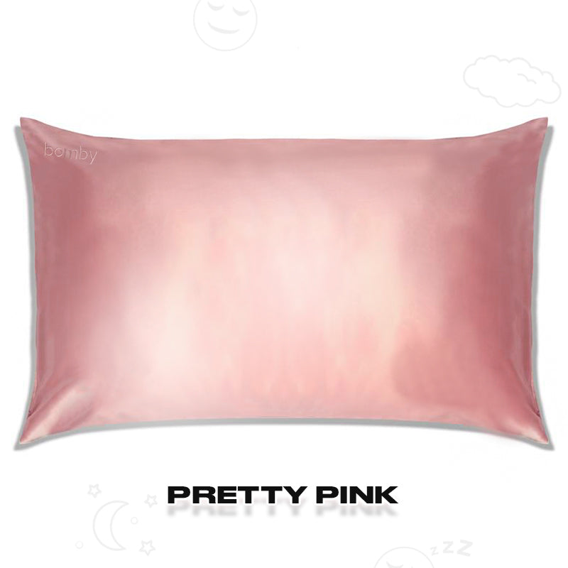 PRETTY PINK - Pure Bomby Silk Pillowcase
