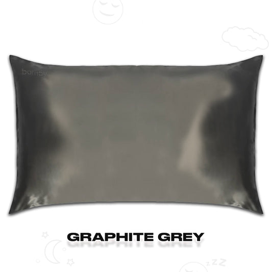 GRAPHITE GREY - Pure Bomby Silk Pillowcase