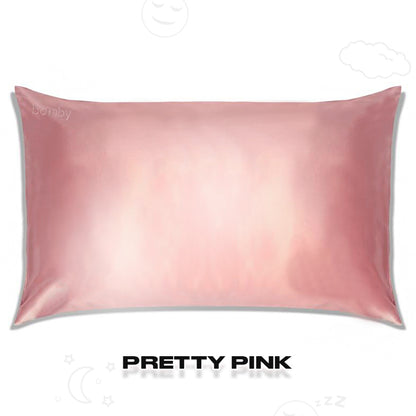 PRETTY PINK - Pure Bomby Silk Pillowcase